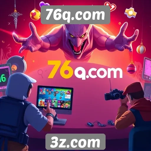 Histórico de crescimento do site de jogos 76q.com