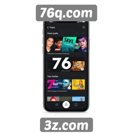 Navegação mobile no 76q.com é otimizada