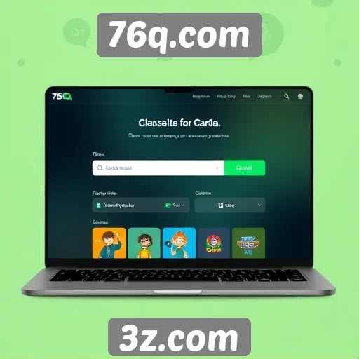 Análise da interface do usuário em 76q.com